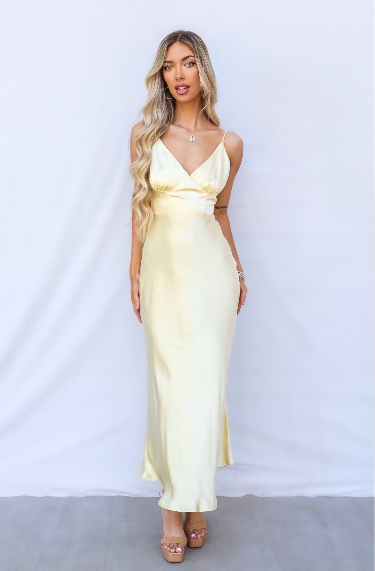 Amal Maxi Dress - Yellow