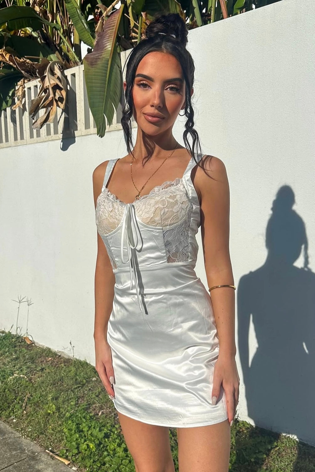 Palmer Mini Dress - White