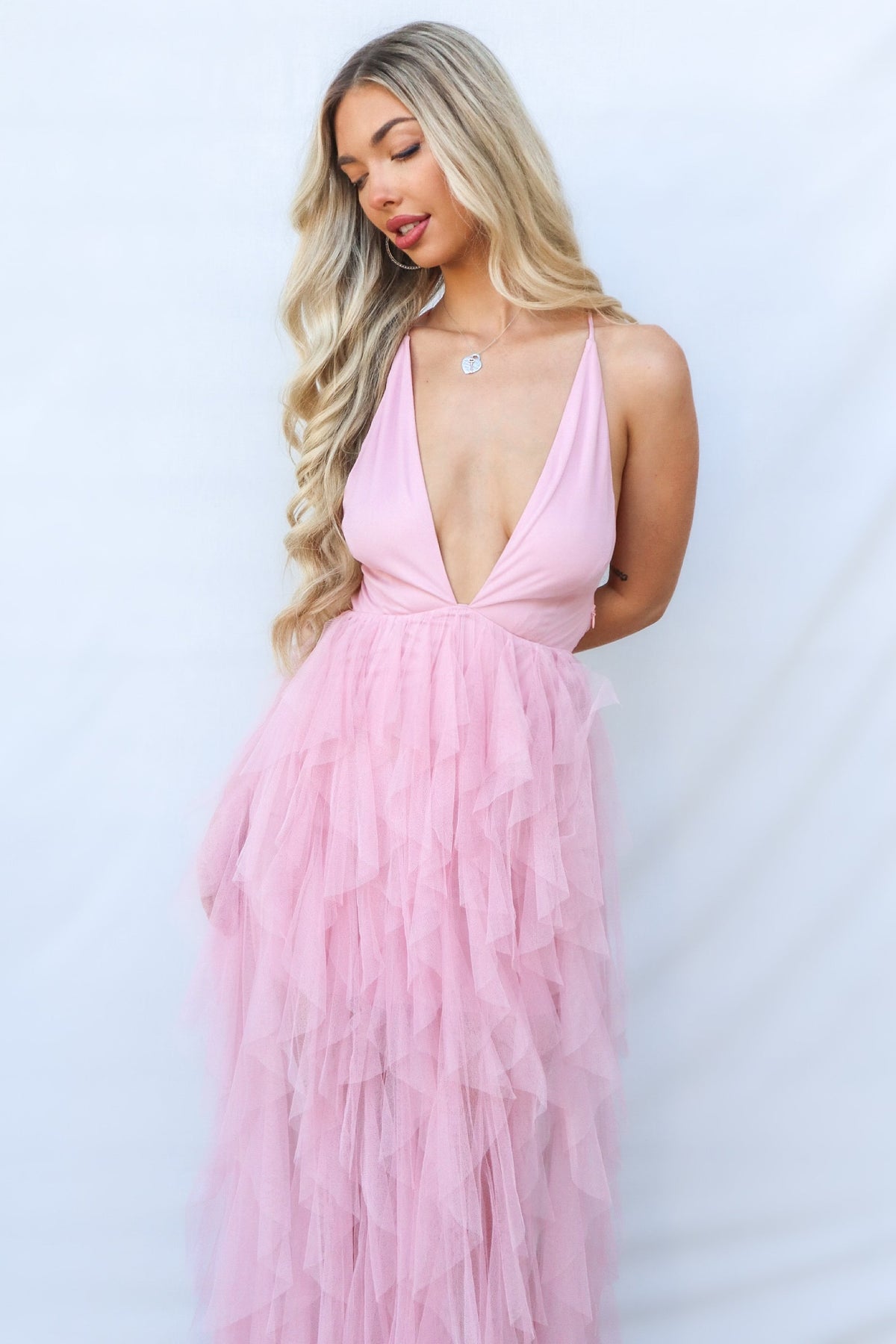 Jacinda Maxi Dress - Blush
