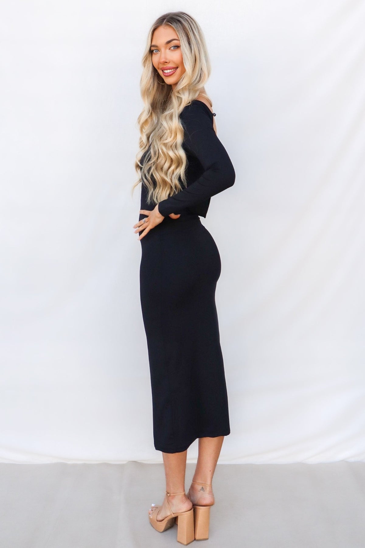 Sonia Maxi Dress - Black