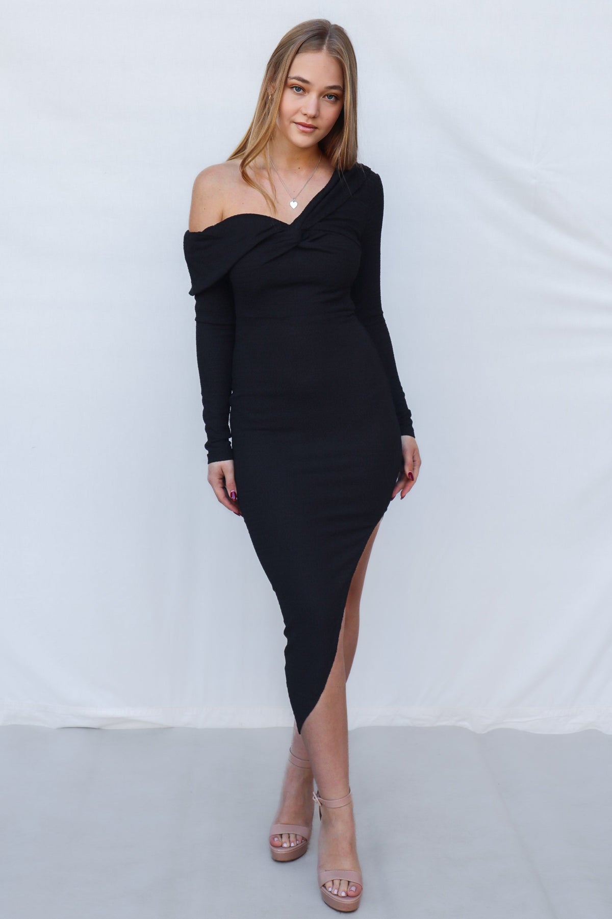 Veda Midi Dress - Black