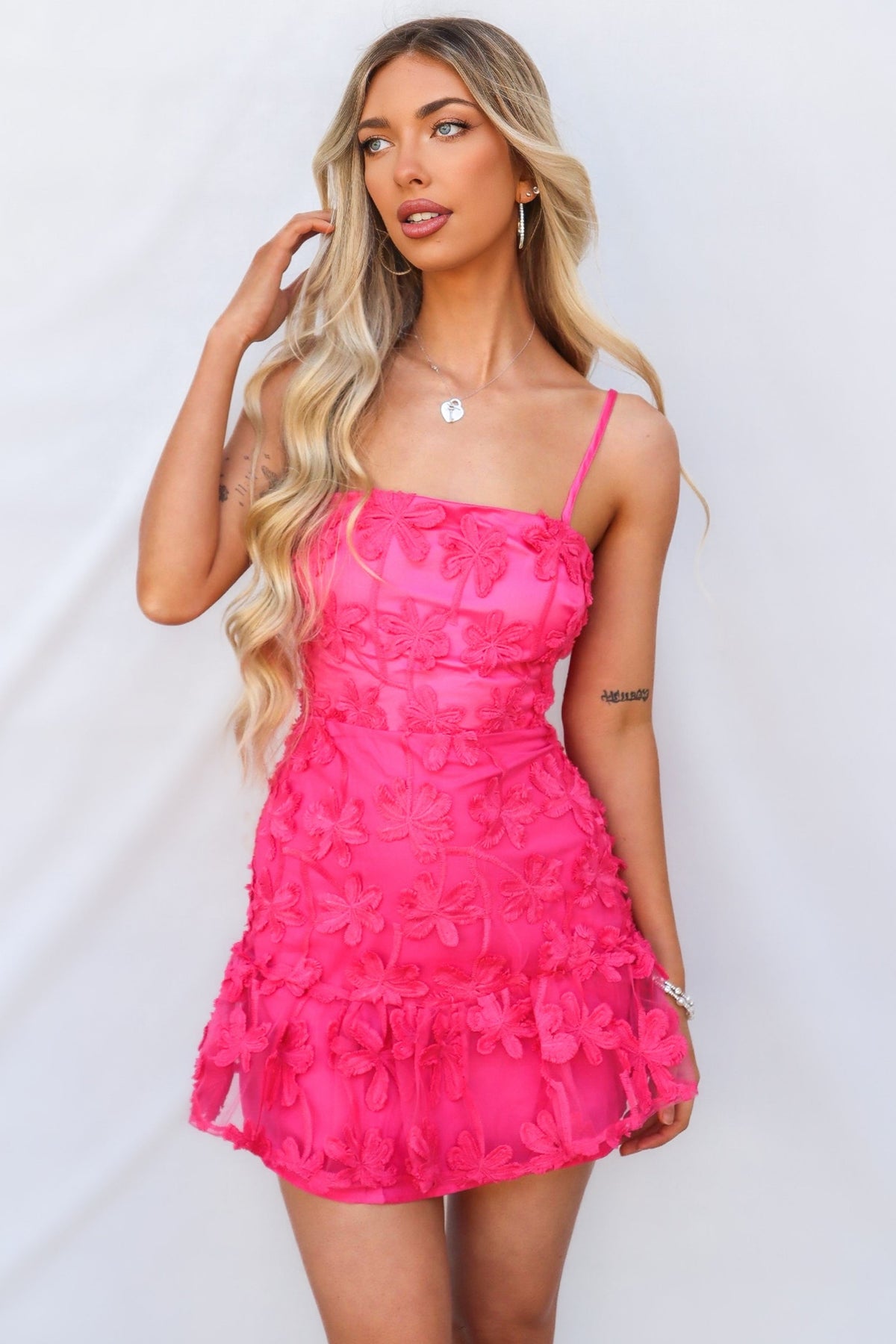 Zinya Mini Dress - Pink