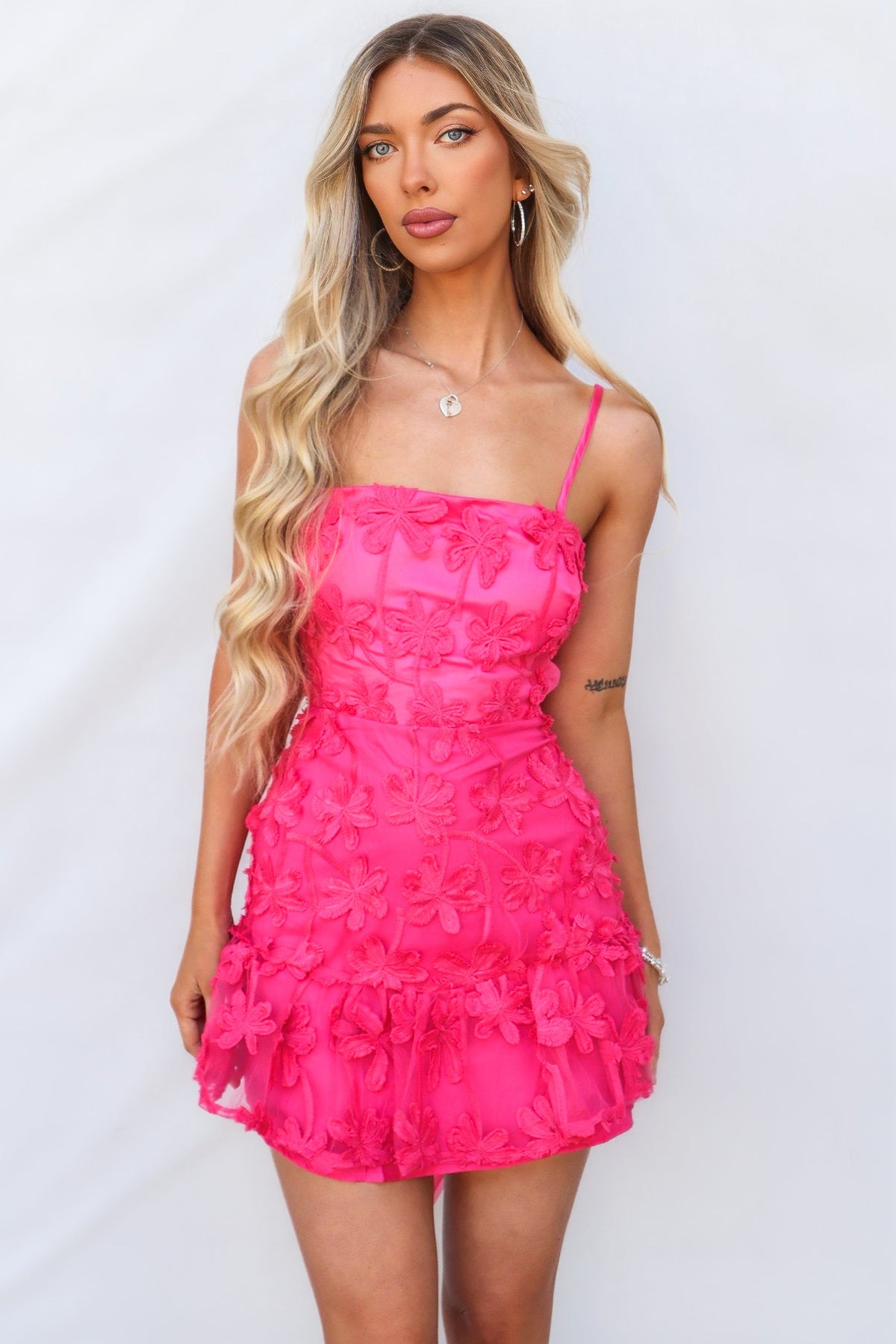 Zinya Mini Dress - Pink