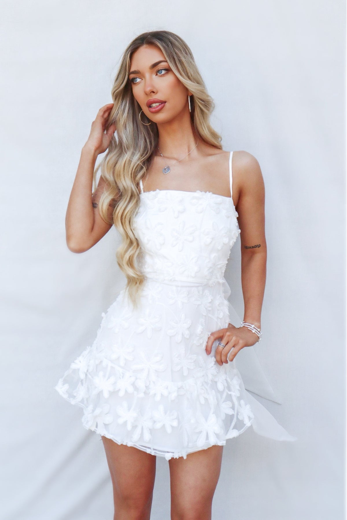 Zinya Mini Dress - White