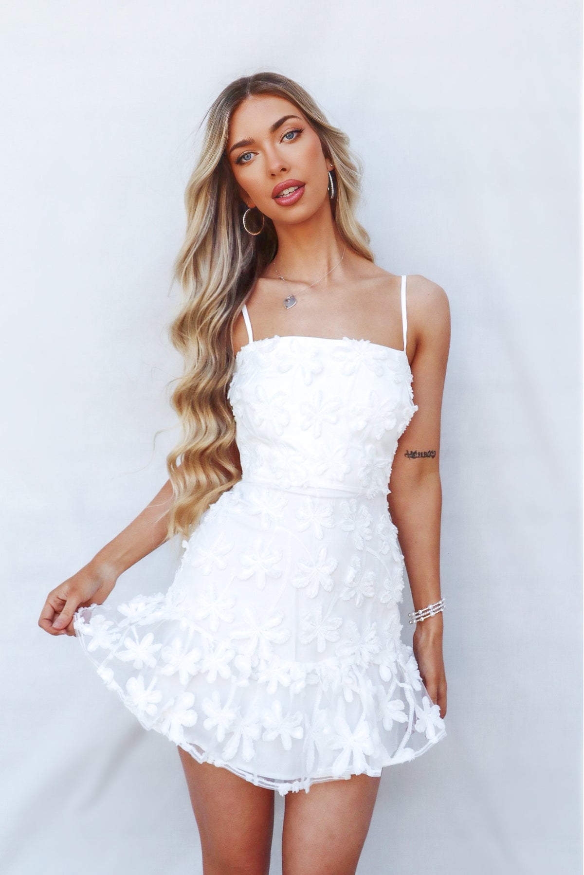 Zinya Mini Dress - White