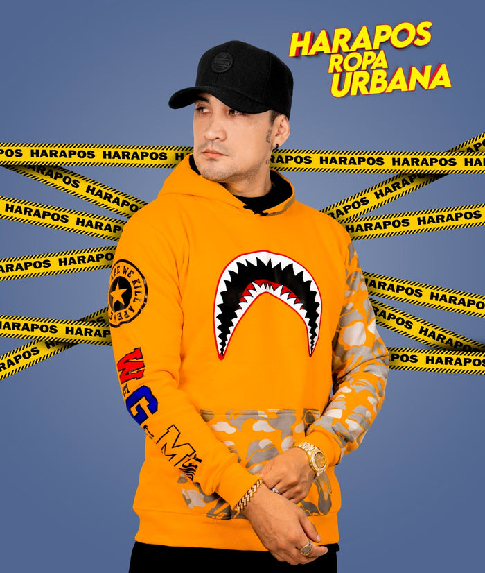 Canguro Bape bocaza amarillo