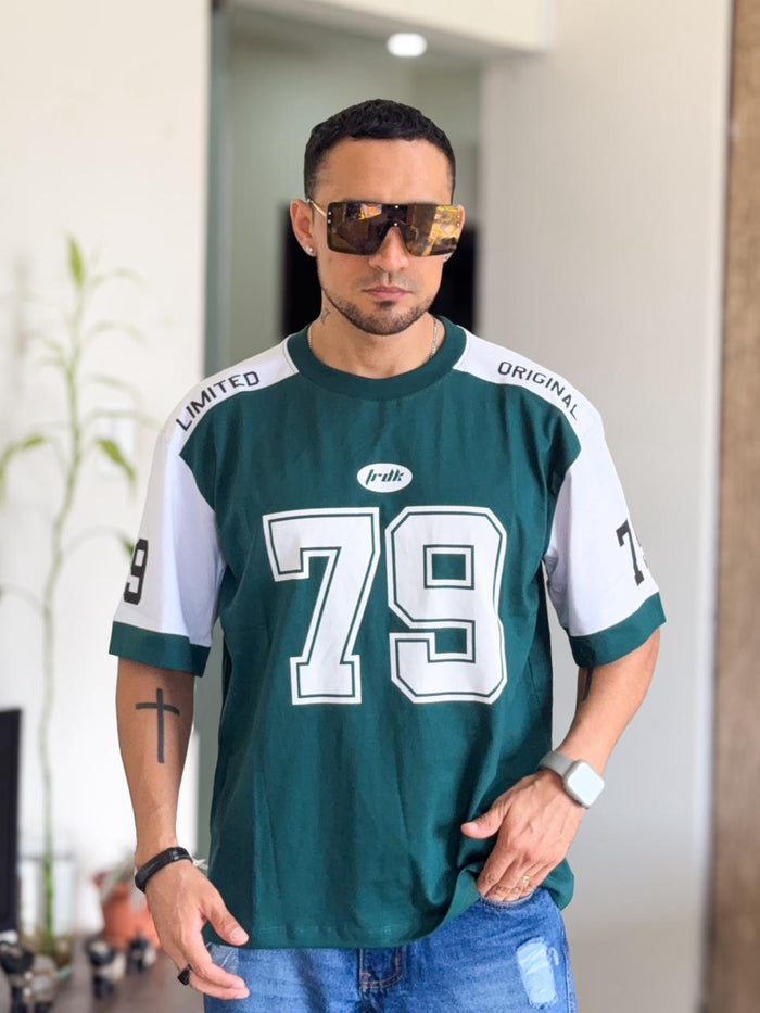 Polera Tredek 79 verde oscuro