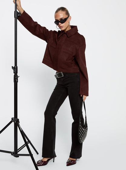 Bethany Low Rise Bootleg Jeans Washed Black