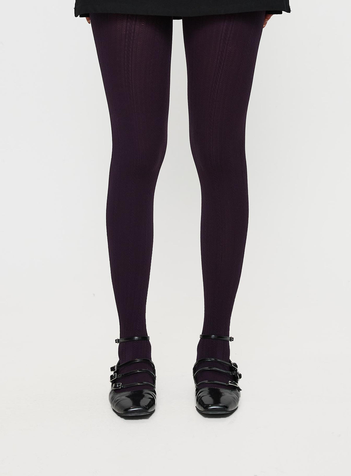 Back With Love Stockings Plum
