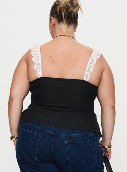 Delvonte Top Black Curve