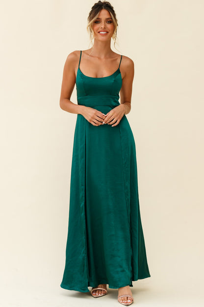 Joanne Empire Waist Maxi Dress Jade