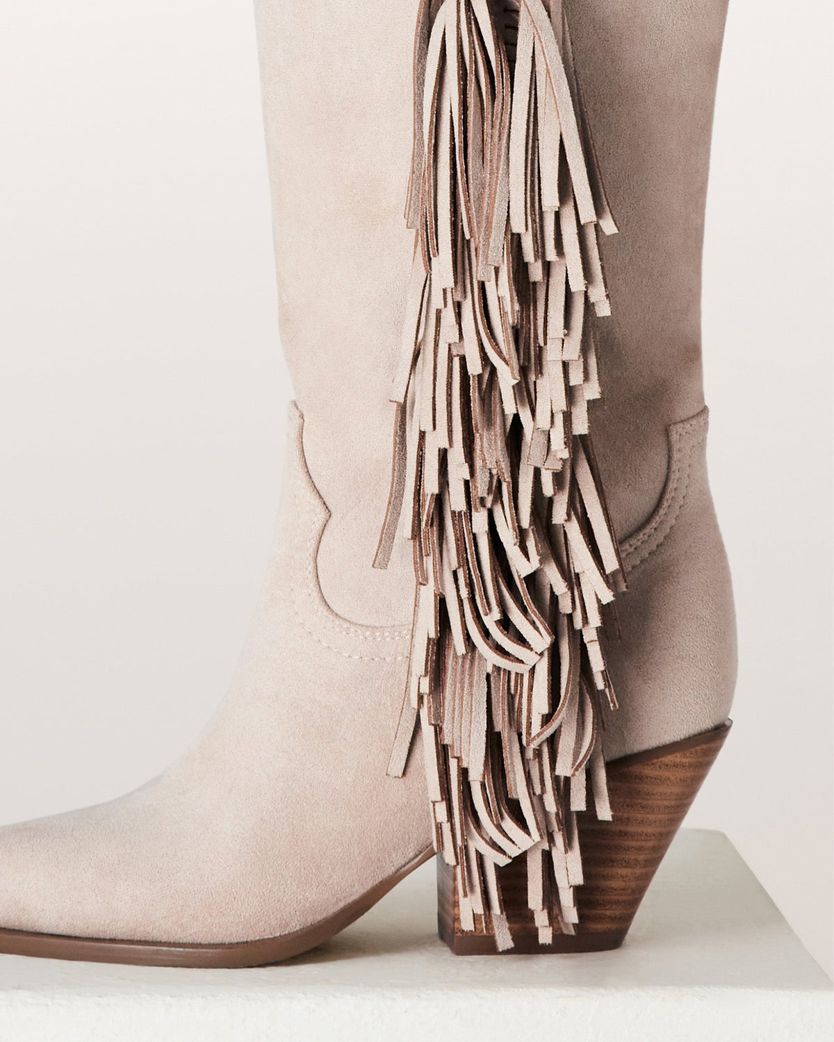 ARDIE - LIGHT BEIGE SUEDE