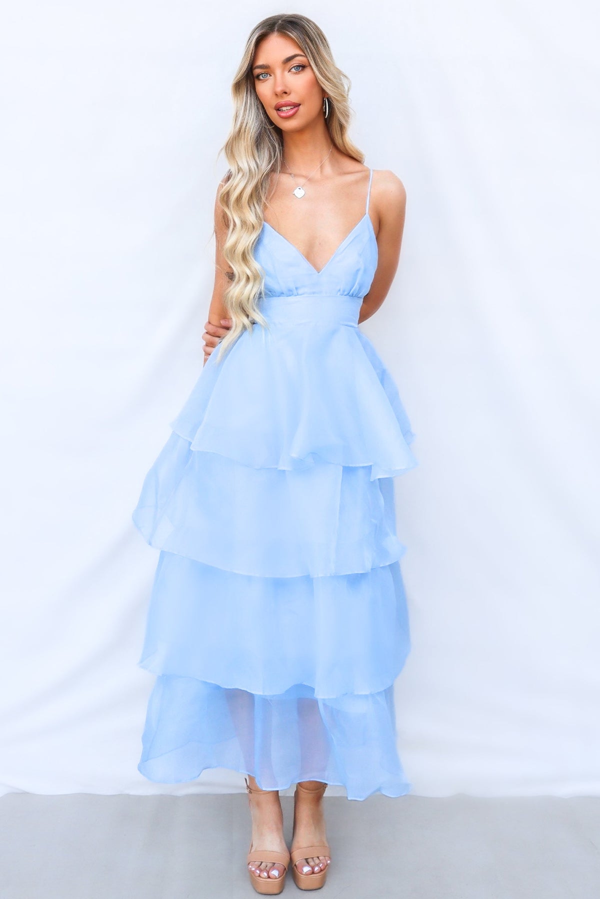 Adora Maxi Dress - Blue