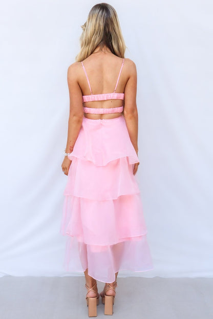Adora Maxi Dress - Pink