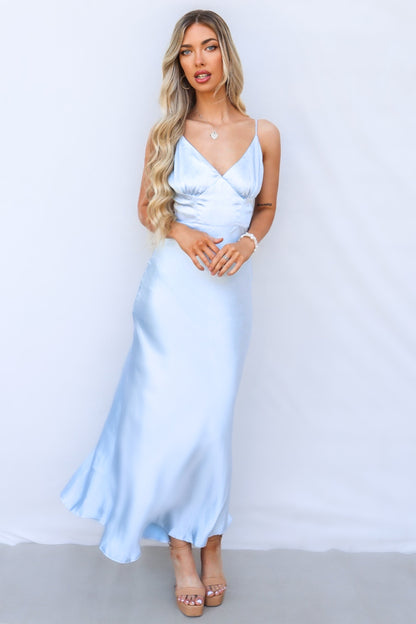 Amal Maxi Dress - Blue