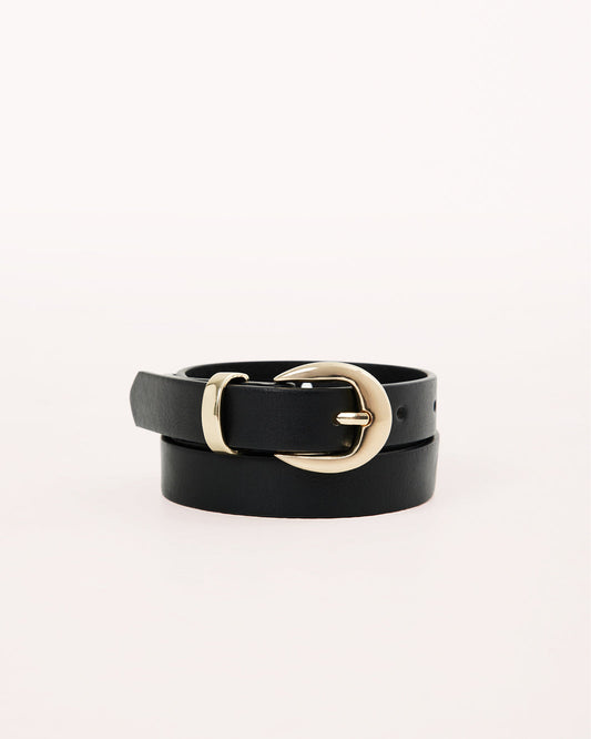 BELLA BELT - BLACK-GOLD