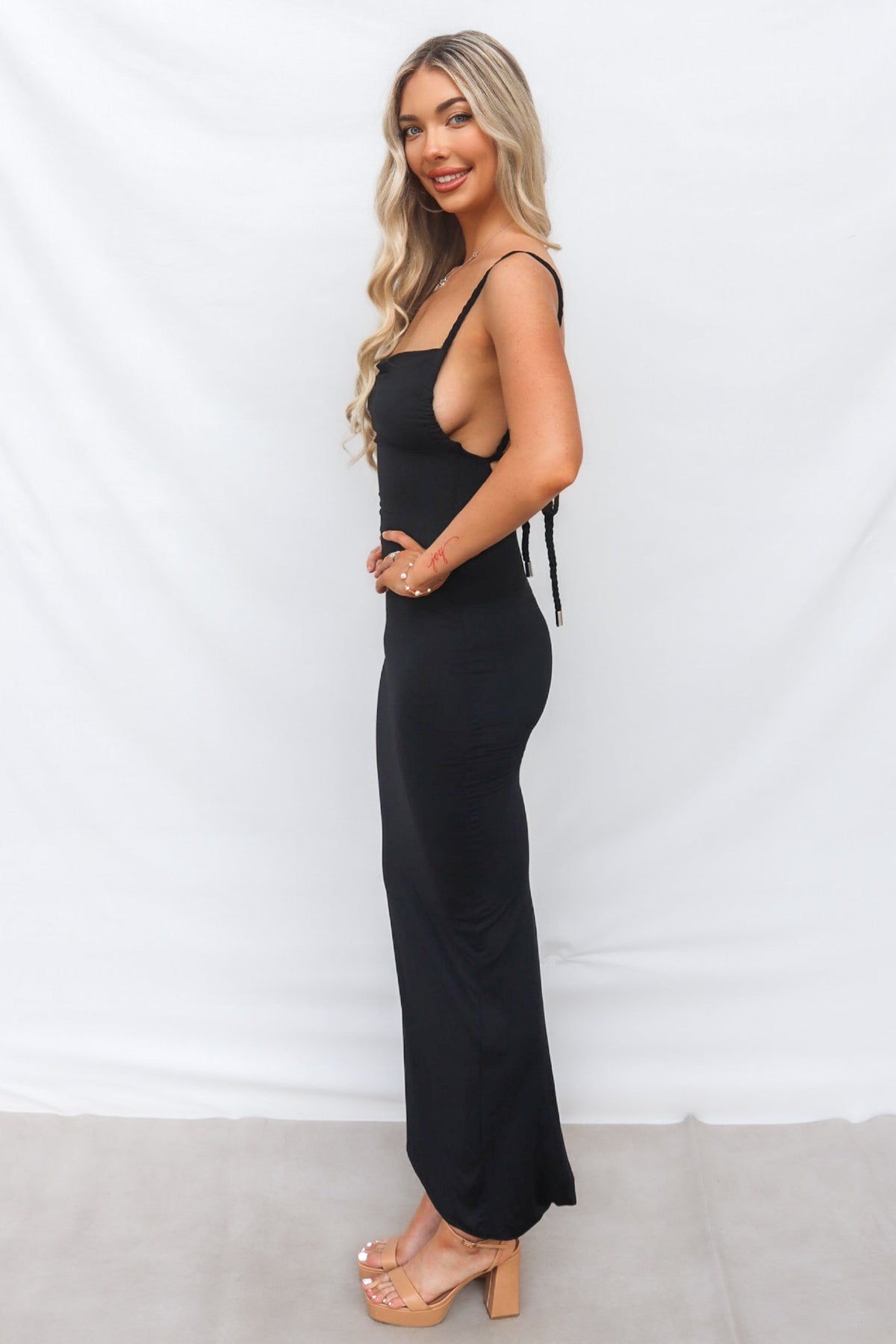 Bellamy Maxi Dress - Black