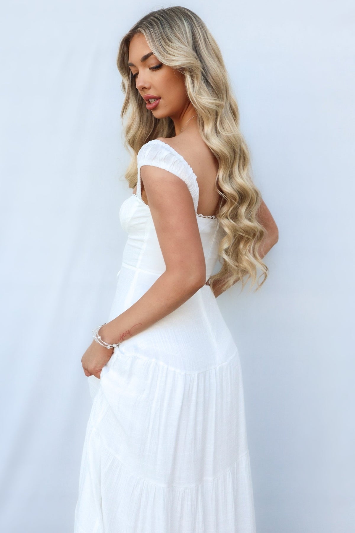 Dovie Maxi Dress - White