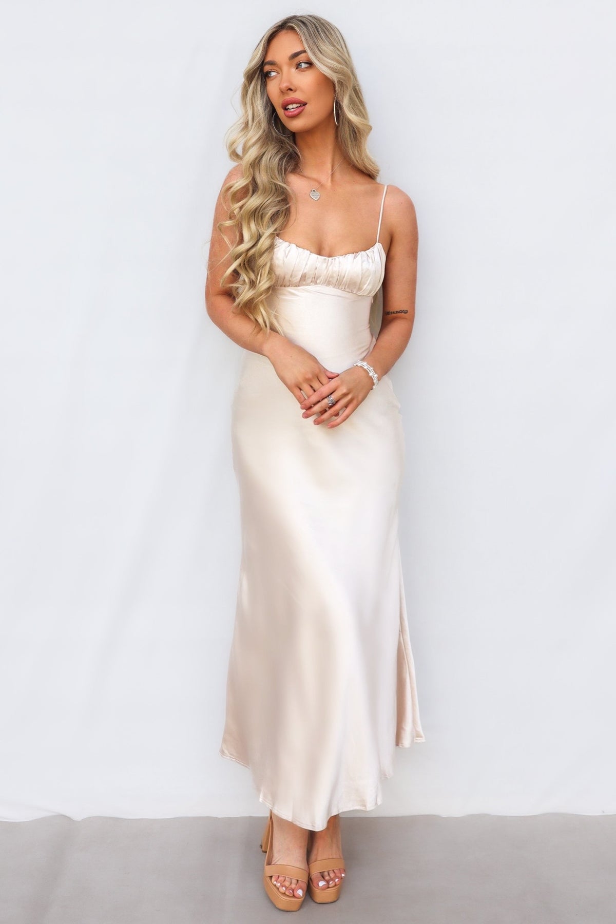 Esti Maxi Dress - Champagne