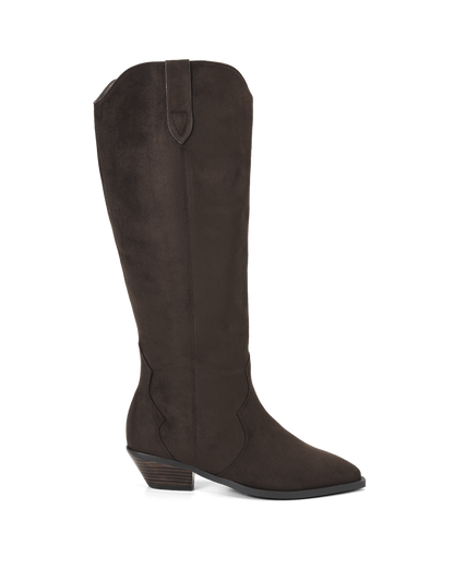 HELIX EXTENDED CURVE - DARK CACAO SUEDE