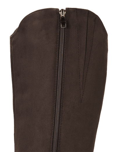 HELIX EXTENDED CURVE - DARK CACAO SUEDE