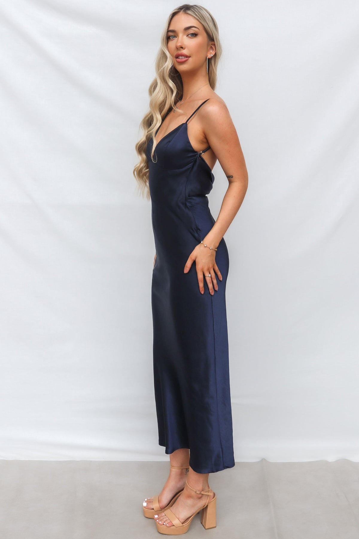 Isha Maxi Dress - Navy