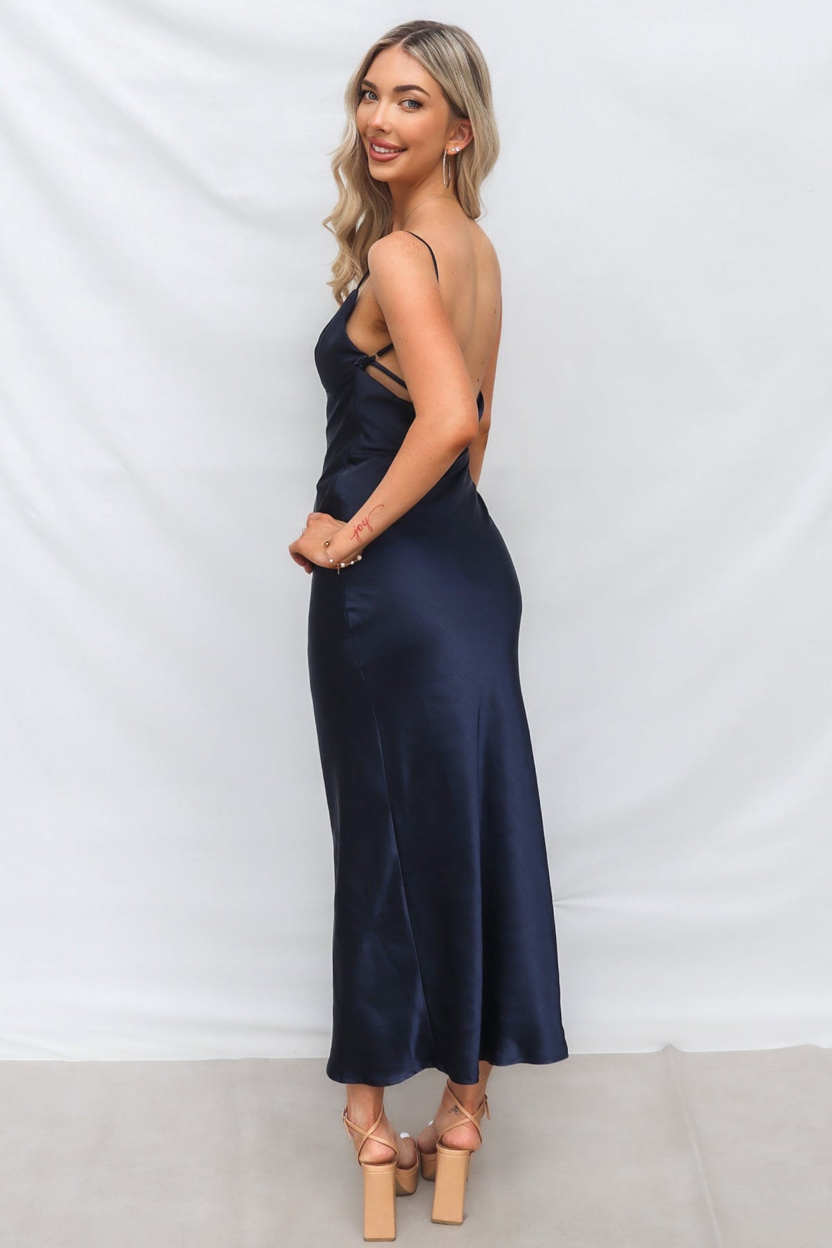 Isha Maxi Dress - Navy