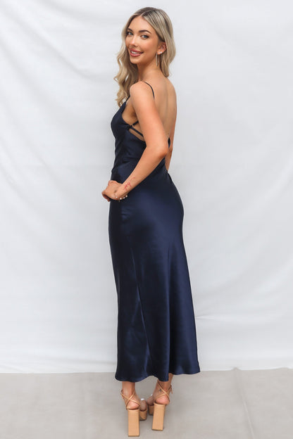 Isha Maxi Dress - Navy