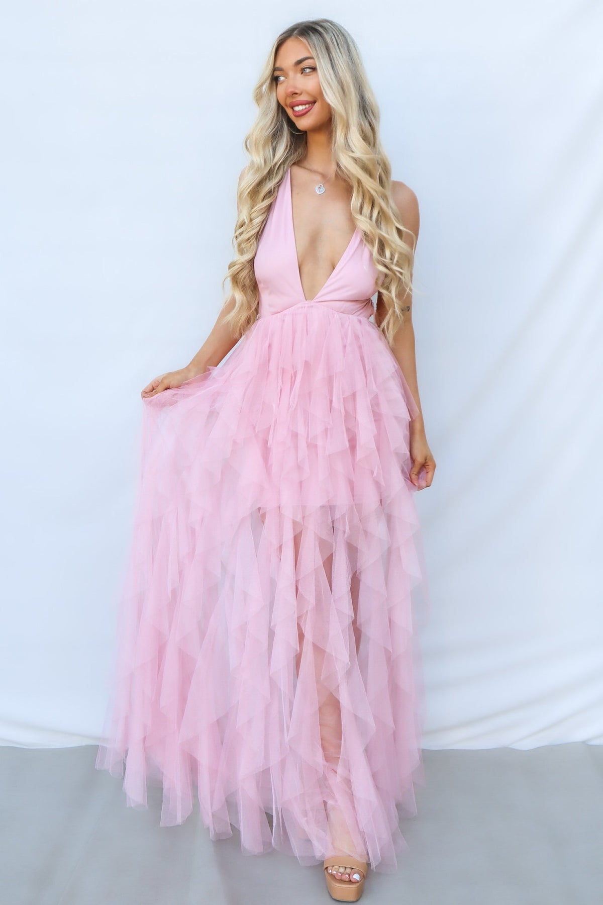 Jacinda Maxi Dress - Blush