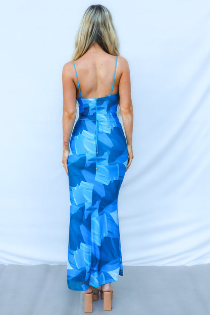 Kavita Maxi Dress - Blue Multi