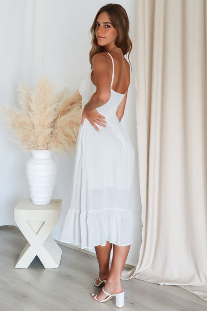 Klarissa Midi Dress - White