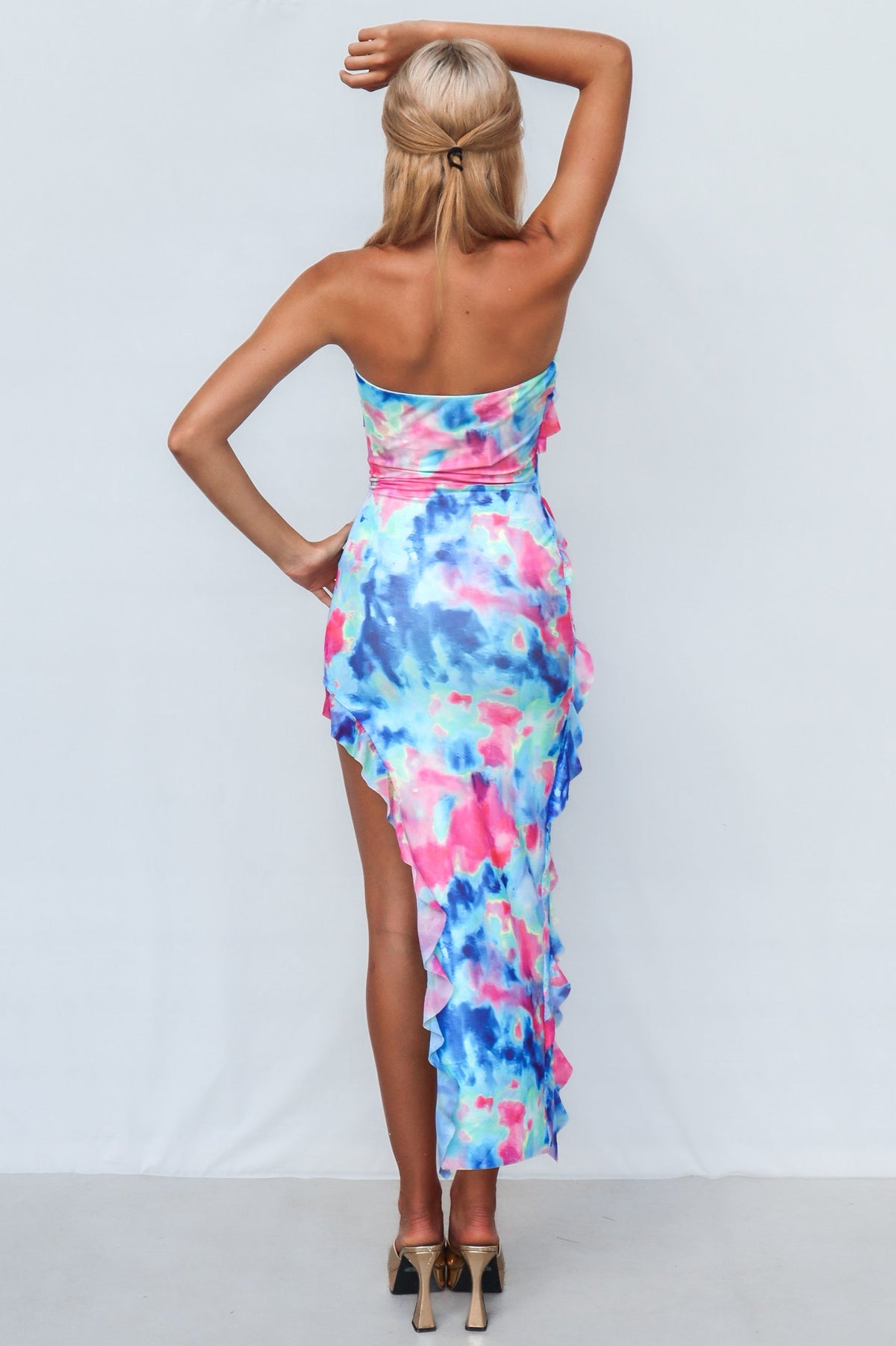 Kora Midi Dress - Rainbow