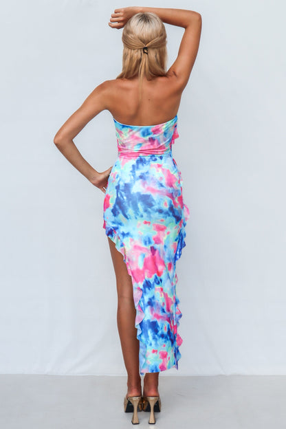 Kora Midi Dress - Rainbow