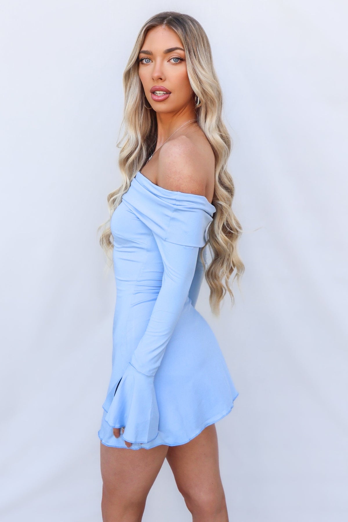 Kye Mini Dress - Baby Blue