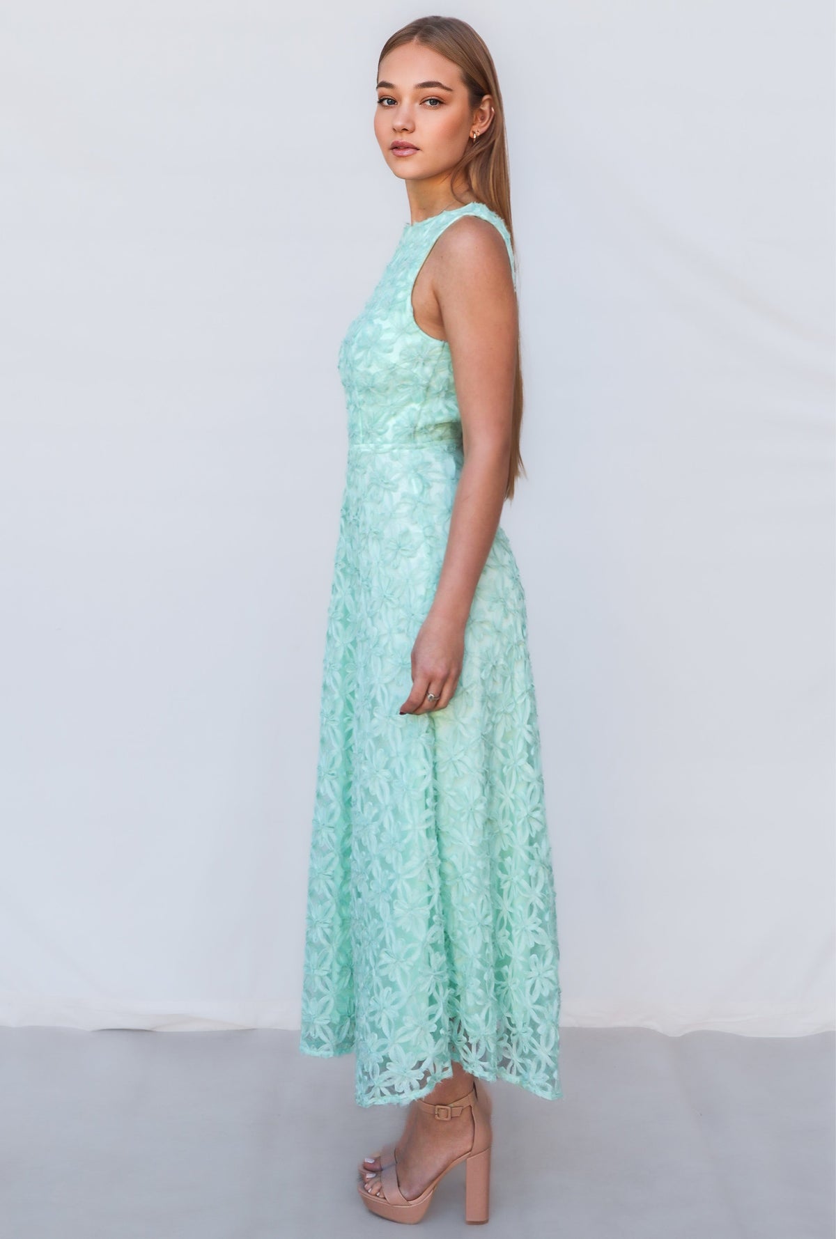 Levi Midi Dress - Mint