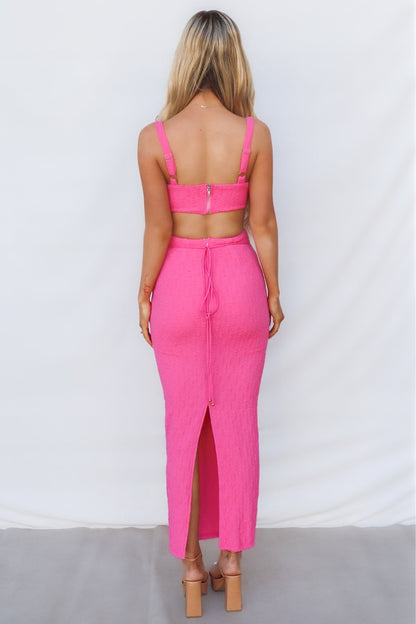 Novi Maxi Dress - Hot Pink