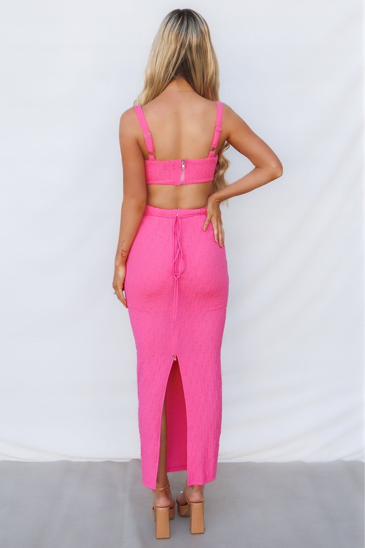 Novi Maxi Dress - Hot Pink