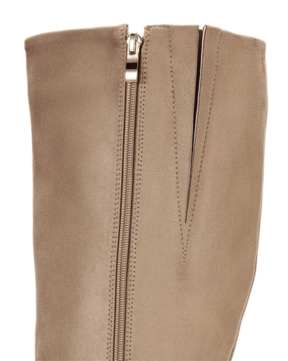 PORTIE CURVE - STONE SUEDE