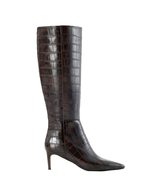 ROSELYN - CHOCOLATE CROC