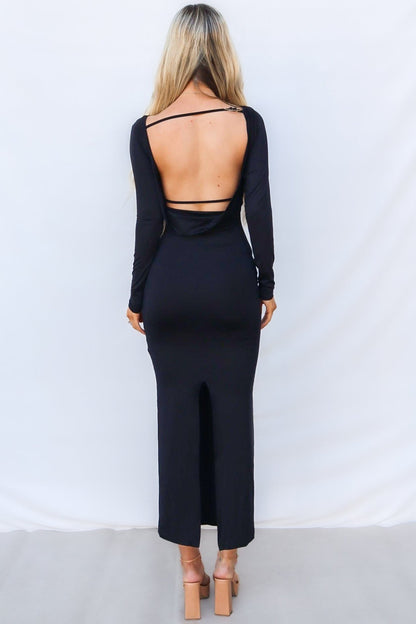 Rowdy Maxi Dress - Black