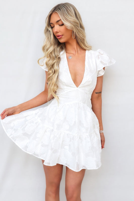 Sander Mini Dress - White