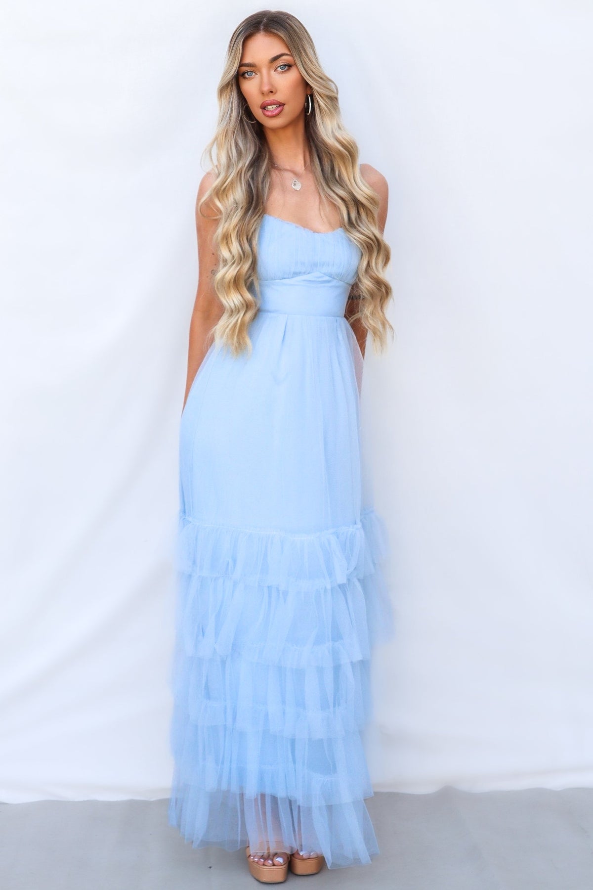 Seth Maxi Dress - Blue