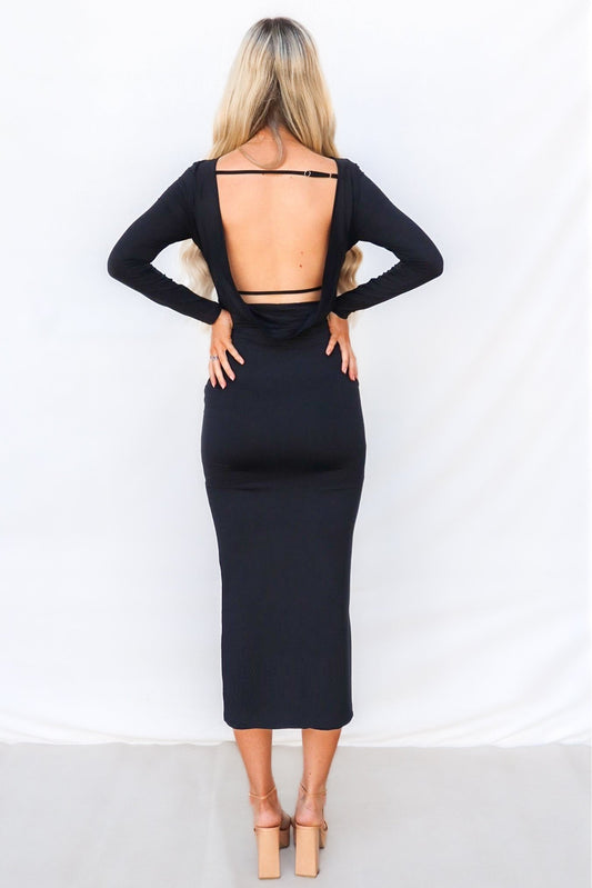 Sonia Maxi Dress - Black