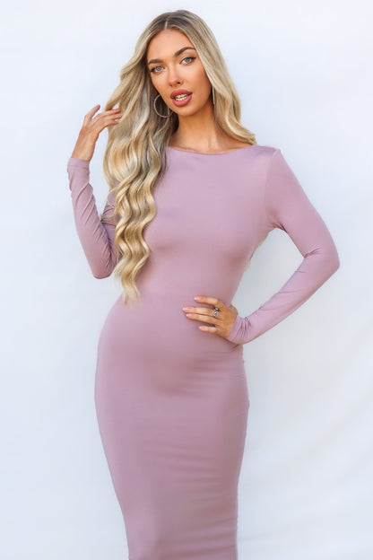 Sonia Maxi Dress - Dusty Pink