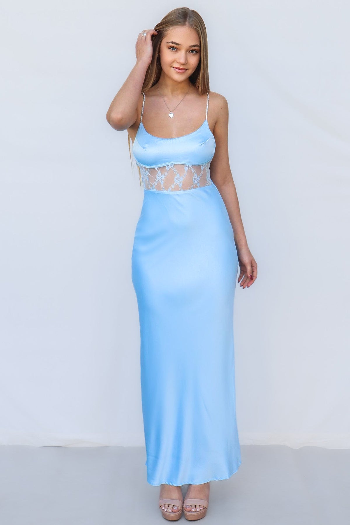 Takiyah Maxi Dress - Blue