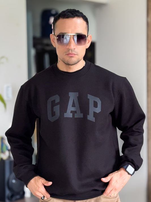Chompa sudadera GAP Basica color Negro PREMIUM