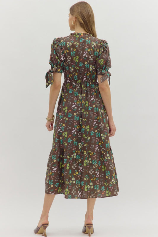 Greer Floral Midi Dress