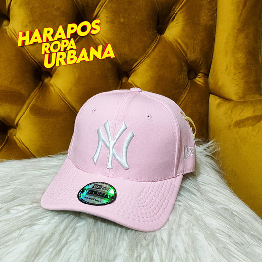 Gorra new york NY curva rosa