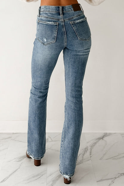 Lara Saige Denim Tummy Control Slim Bootcut Jeans (Medium)