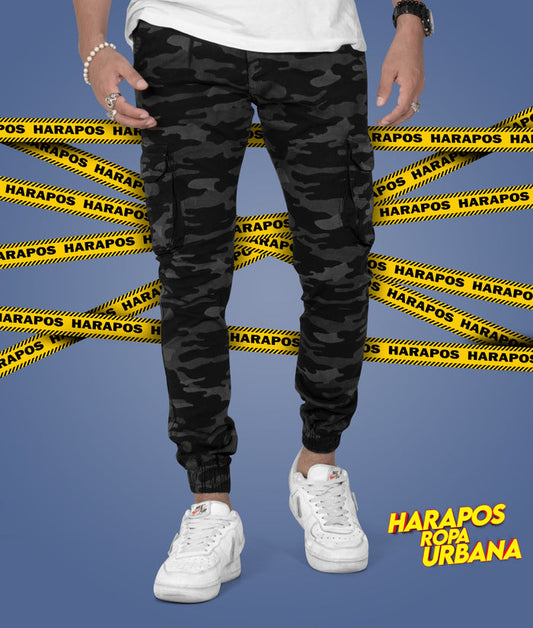 Pantalon jogger Toom's Li plomo camuflado basico